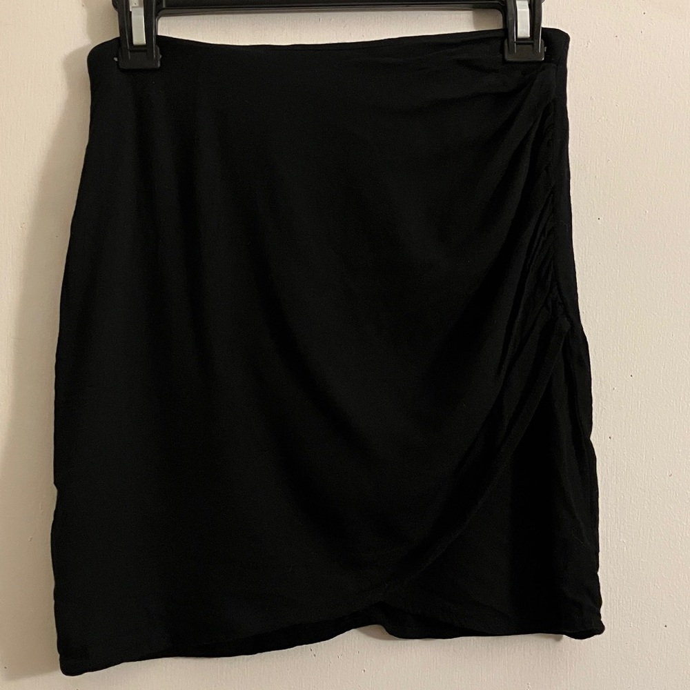 Reformation Black Mini Skirt- Jemma Skirt - Picture 2 of 2